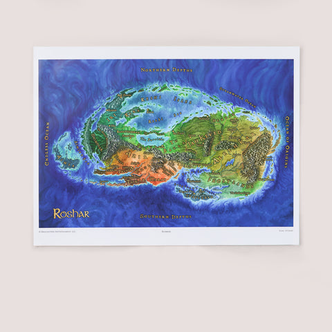 Roshar Map Poster